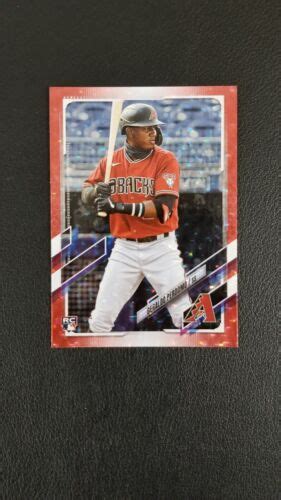 2021 Topps Update Us268 Geraldo Perdomo Red Ice Parallel 130199