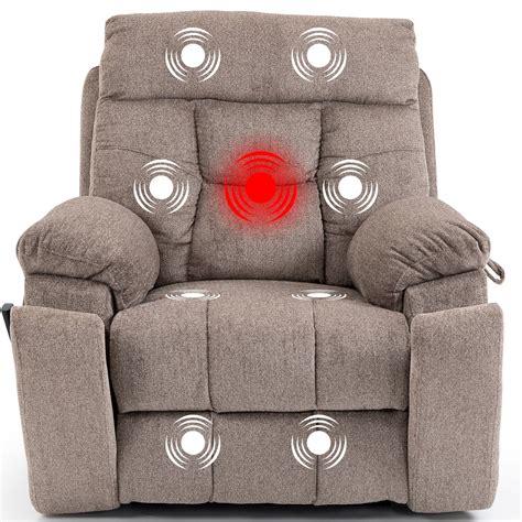 Oversized Power Lift Recliner Chair with Massage and Heat for Elderly ...