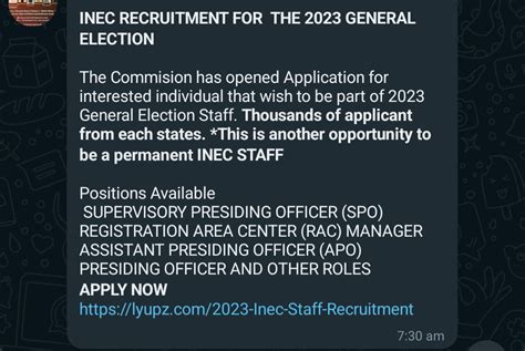 Is Inec Still Recruiting Ad Hoc Staff Ahead Of 2023 Elections Dubawa