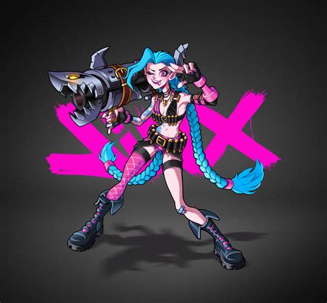 Jinx Fan Art By Elianai Dos Santos Rarcane