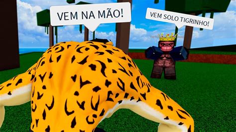 ENFRENTEI TODOS OS BOSSES DO BLOX FRUITS DE LEOPARD MAS A CADA BOSS EU