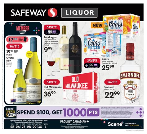 Safeway BC Liquor Flyer April 25 To May 1