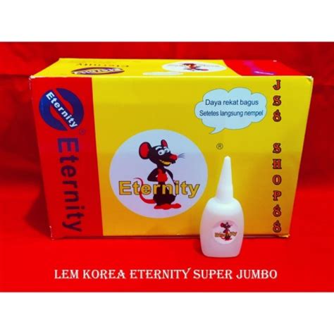 Jual Lem Korea Eternity Super Jumbo Lem Tetes Cair Lem Alteco Tikus