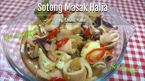 Sotong Masak Halia Stir Fried Squid With Ginger By Ummi Hanz Resipi