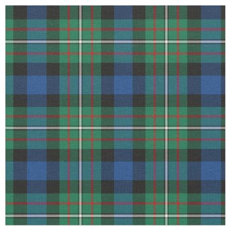 Clan Ferguson Tartan Fabric | Zazzle