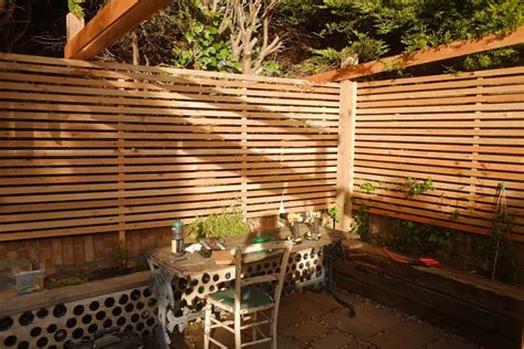 Siberian Larch Contemporary Fencing Elements Timberulove