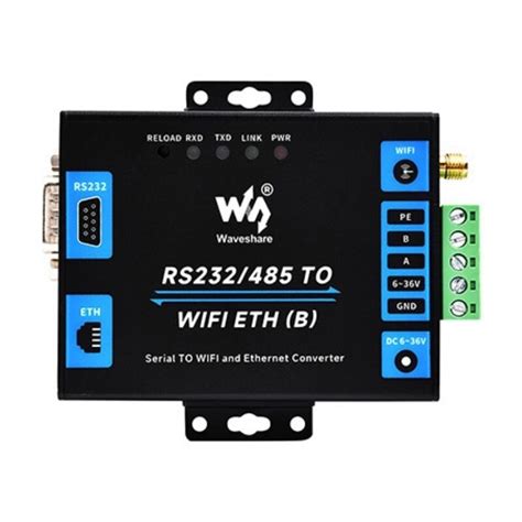 Industrial RS232 RS485 To WiFi And Ethernet Converter Module Motorobit