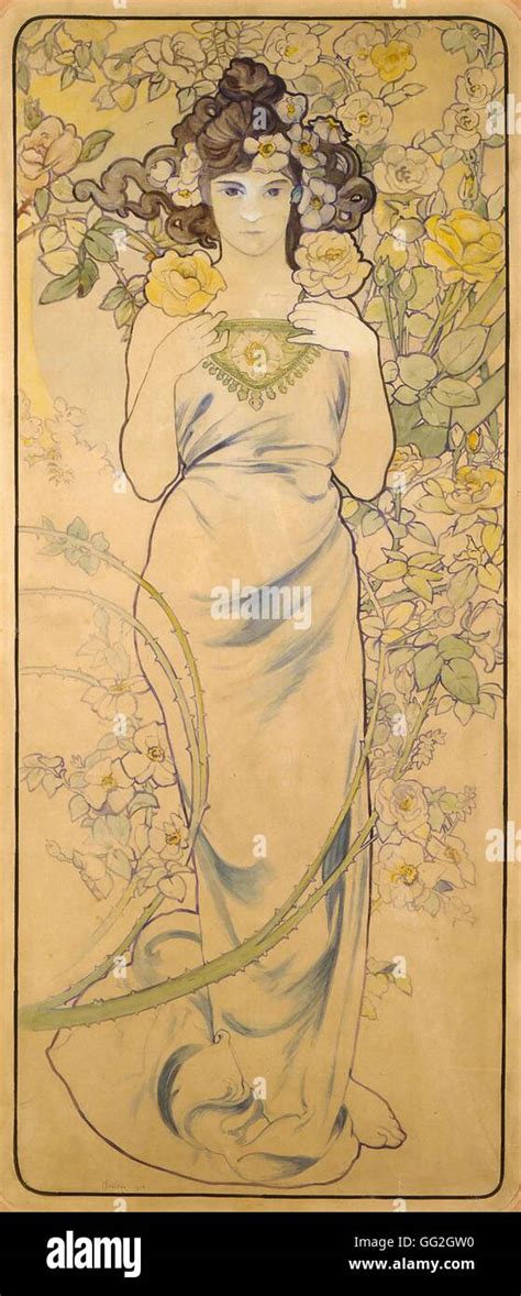 Alfons Mucha Woman Hi Res Stock Photography And Images Alamy