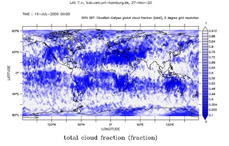 Cloud Cover From Calipso Cloudsat Icdc Universität Hamburg