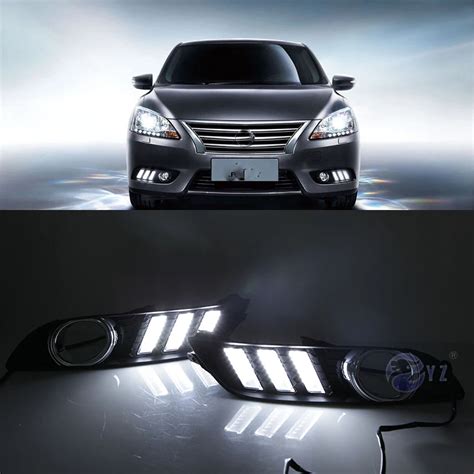 Car Flashing Set Drl For Nissan Sylphy Sentra Led Drl