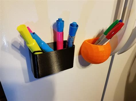 Magnetic Fridge Pen Marker Pencil Holder Kitchen Etsy