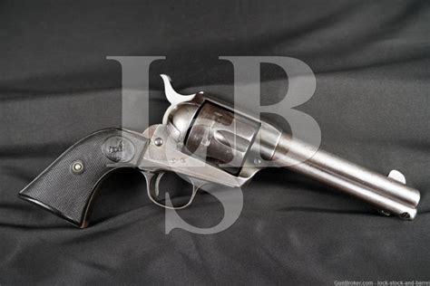 Colt St Gen Single Action Army Saa Blue Lc Revolver C