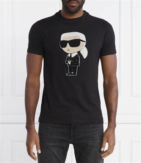 T shirt męski okrągły dekolt Karl Lagerfeld rozmiar S 15117704536