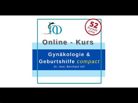 Gynäkologie Geburtshilfe compact Online Kurs Trailer YouTube