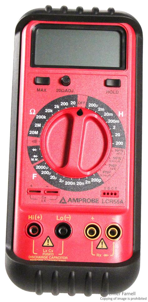 Lcr55a Amprobe Fluke Lcr Meter Hand Held 200 H