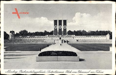 Nürnberg Reichsparteitagsgelände Luitpoldarena Blick Vom Ehrenmal