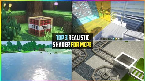 REALISTIC TOP 3 SHADERS FOR MCPE 1 18 IN 2GB 3G RAM NO LAG MC PE RTX