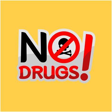 Say No To Drugs Design Template 11427827 Vector Art At Vecteezy