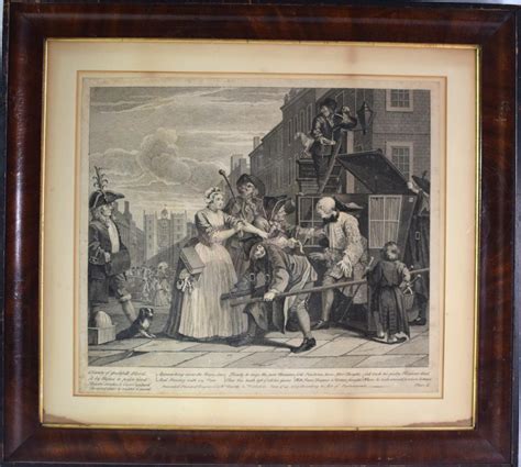 Sold Price WILLIAM HOGARTH A RAKES PROGRESS PLATE 4 1735 Invalid