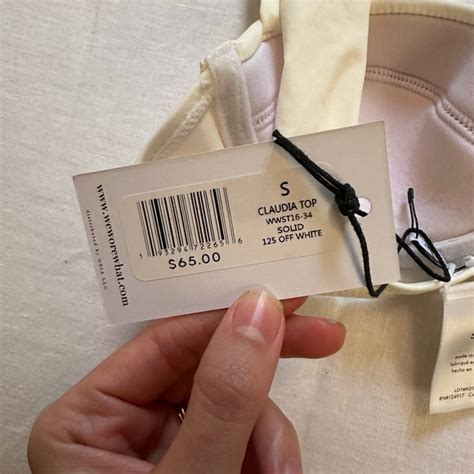 Swim Nwt Weworewhat Claudia Bikini Top Size S In Offwhite Poshmark