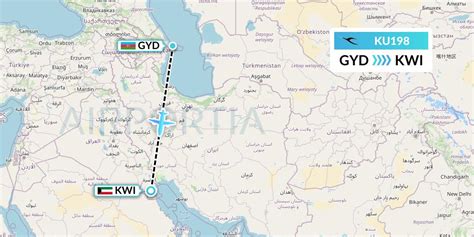 Ku Flight Status Kuwait Airways Baku To Kuwait City Kac