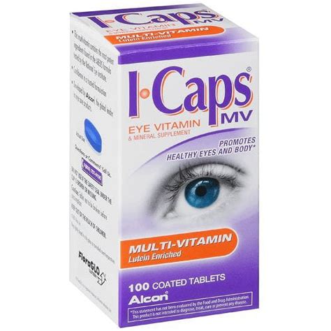 Alcon Icaps Areds Eye Care Multivitamin Lutein Enriched Vision