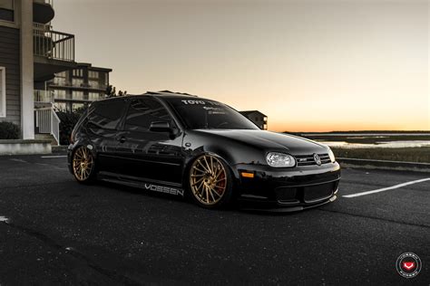 Vossen Wheels Beautify Custom Black Stanced Vw Golf Gti R32 Gti Golf Gti R32 Vossen