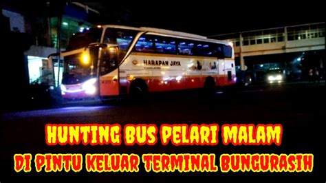 Hunting Bus Tengah Malam Di Pintu Keluar Terminal Bungurasih Youtube