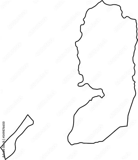 Doodle Freehand Drawing Of Palestine Map Stock Illustration Adobe Stock