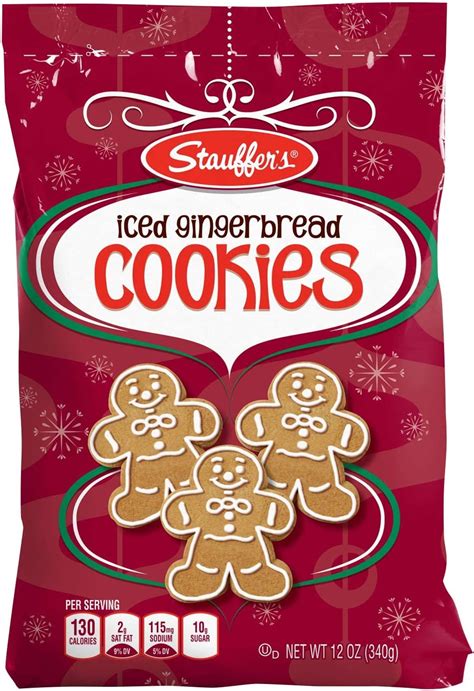 Archway Holiday Gingerbread Man Cookies Twin Pack Bags