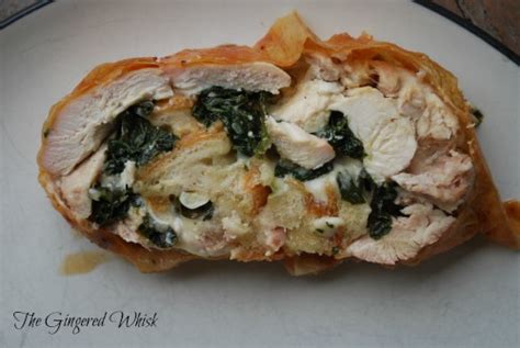 Chicken Ballotine Recipe with Spinach, Cheese and Bread Stuffing