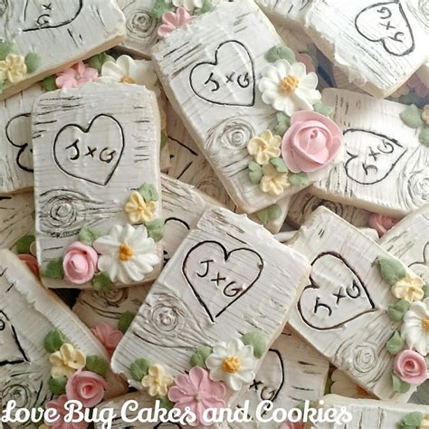 187 Best Wedding Cookies Images On Pinterest Cookies Decorated