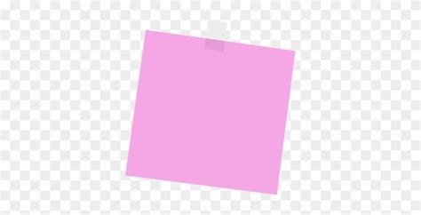 Pink Post It Note Png