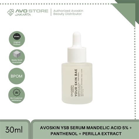 Jual Avoskin Your Skin Bae Serum Mandelic Acid Panthenol Perilla