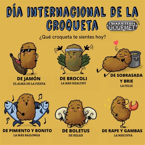 16 de Enero Dia Internacional de la Croqueta Croquetería Gourmet