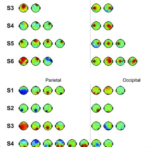 Scalp Maps Of Independent Components Categorized According To Area Of