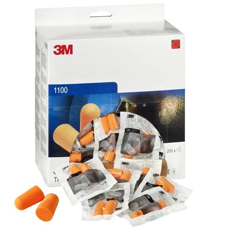 3m 1100 Foam Ear Plugs 37db 200 Pairs Advanced Welding Supplies