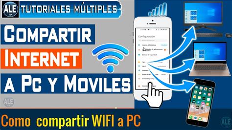 Como Compartir Internet De Un Celular A Una Pc Compartir Wifi Youtube