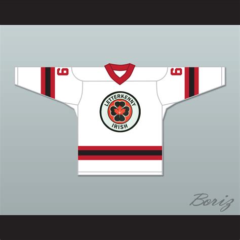 Shoresy 69 Letterkenny Irish White Alternate Hockey Jersey — BORIZ