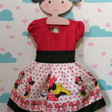 Vestido Minnie Luxo Elo7 Produtos Especiais