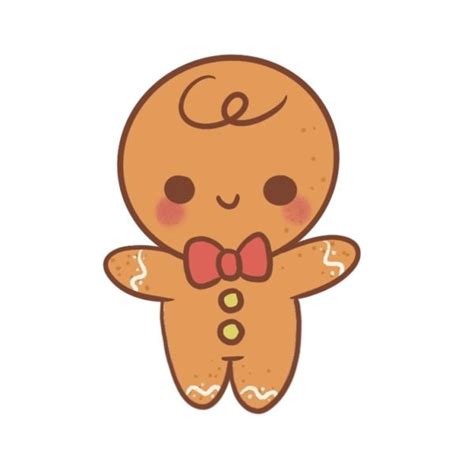 How To Draw A Gingerbread Man Draw Cartoon Style