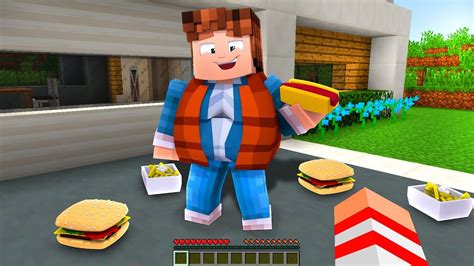 Meu Amigo Ficou Gordo No Minecraft Youtube