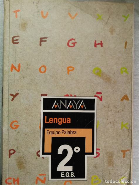 Lengua Egb Equipo Palabra Anaya Comprar Libros De Texto En