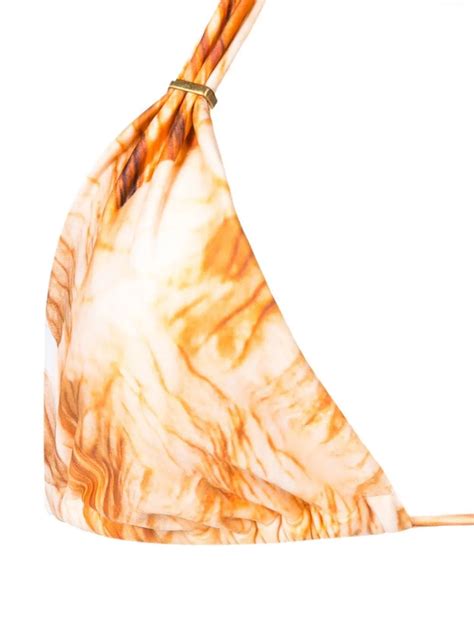 Lenny Niemeyer Top De Bikini Con Estampado Tie Dye Farfetch