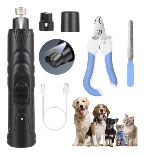 Corta As Perro Molinillo De U As Mascota Luz Led Recargable Env O Gratis