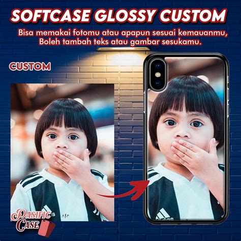 Jual SOFTCASE KILAU CUSTOM KHUSUS REQUEST GAMBAR APAPUN CASE KILAU