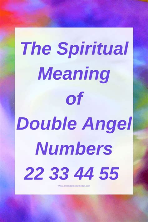 The Spiritual Meaning Of Double Angel Numbers Amanda