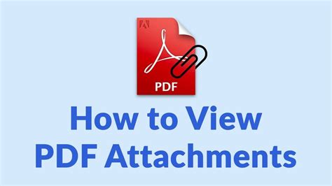 How To View PDF Attachments Open Attachments From PDF Documents YouTube