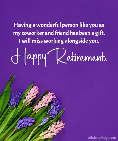 100 Retirement Wishes For Colleagues And Coworkers Wishesmsg