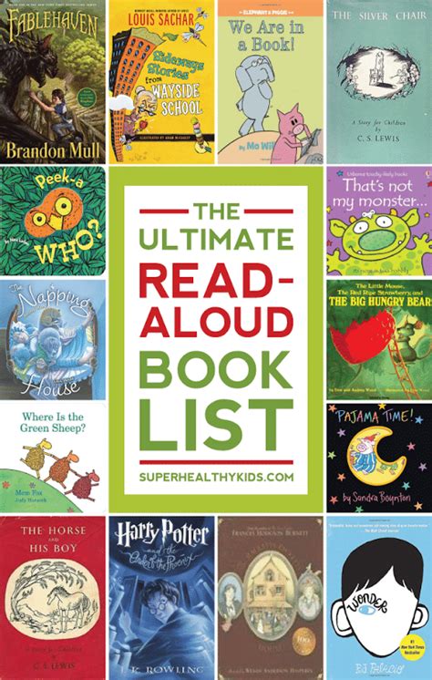 The Ultimate Read Aloud Book Guide Super Healthy Kids